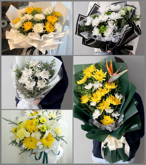 贵州遵义播州区三合镇刀靶村白事花束代送